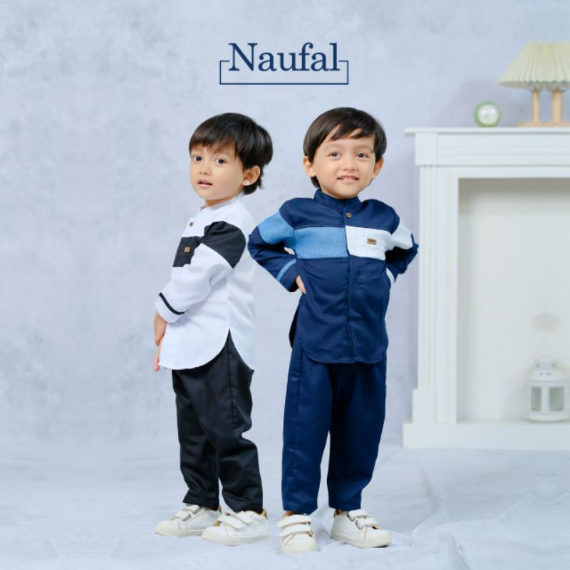 CUTEKIDS SET KOKO NAUFAL/ SET KOKO ANAK PREMIUM/ SET KOKO PUTIH/ SET KOKO LENGAN PANJANG