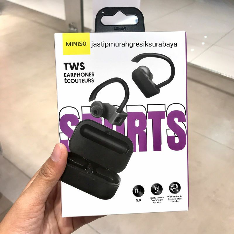 TWS SPORTS MINISO EARPHONES WIRELESS MINISO