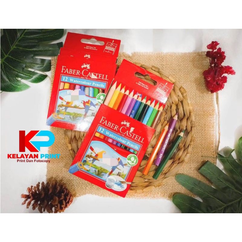 

PENSIL WARNA FABER CASTELL WATERCOLOUR PENDEK 12 WARNA