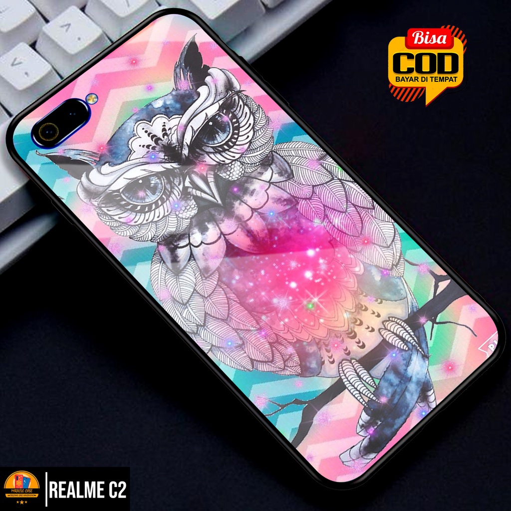 Case REALME C2 - Casing REALME C2 Terbaru 2022 MIRACLE CASE [ 0WL ] Silikon REALME C2 -  Case Hp - C