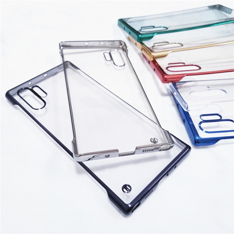 Casing Ponsel Transparan Shockproof Back Cover Untuk Samsung S10 S20 S21 S22 Plus S10 S20 S21 S22 S21FE Note10Plus 20ulite S20 S21 S22 Ultra Borderless Pelindung Case