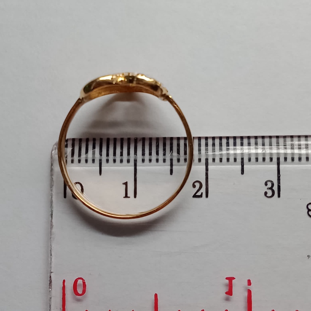 Cincin emas 17k - 1.85 gr kadar 750 - 4111