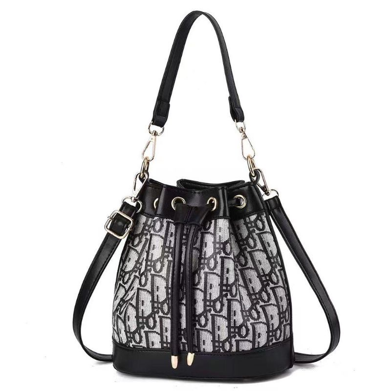 Tas Selempang Wanita Fashion Bucket Bag Tas Serut Shoulder Bag Sling Bag import