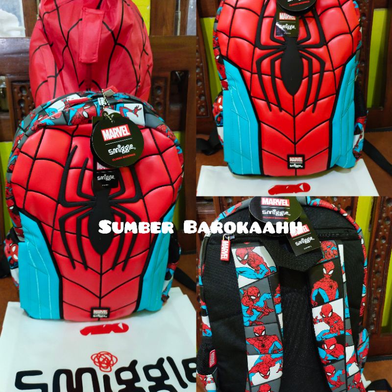 tas smiggle original/backpack smiggle/tas ransel anak/ smiggle marvel