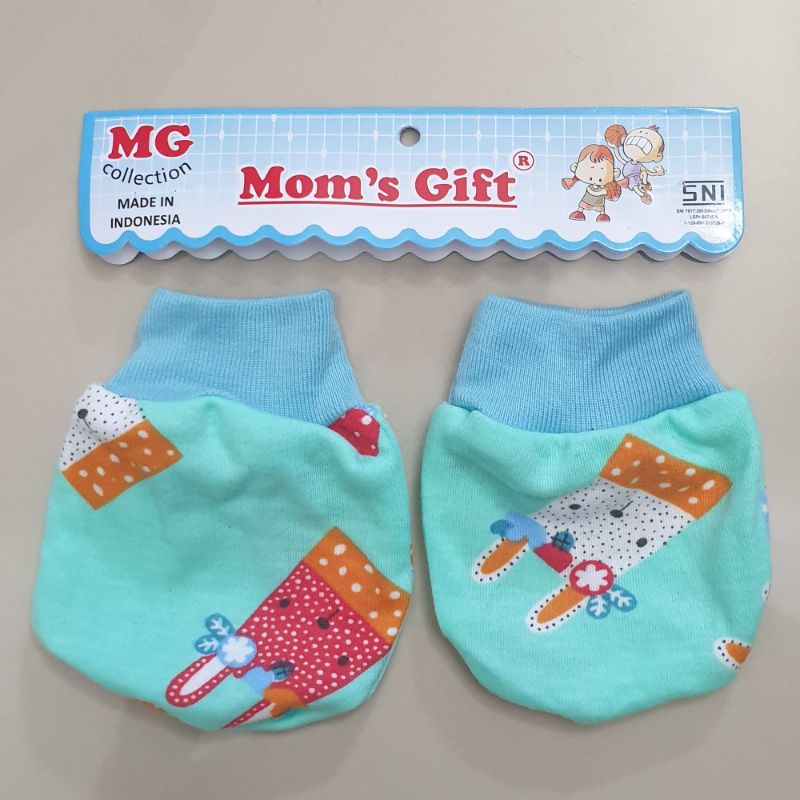 1 Pasang Sarung Tangan / Sarung Kaki Bayi Newborn MG1PS Print (1 Pasang Sarung Tangan / Sarung Kaki) MG1PS