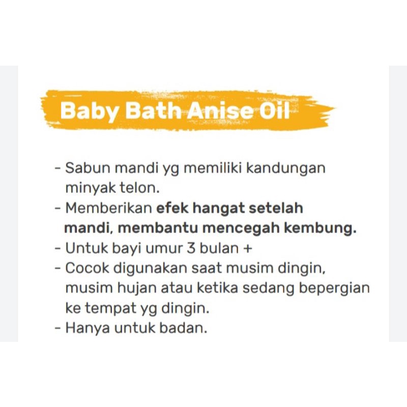 Sabun Badan Bayi Pro Baby Probaby Baby Bath Anise Oil 200 ml