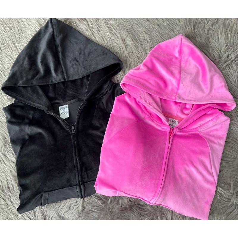 velour zip jacket