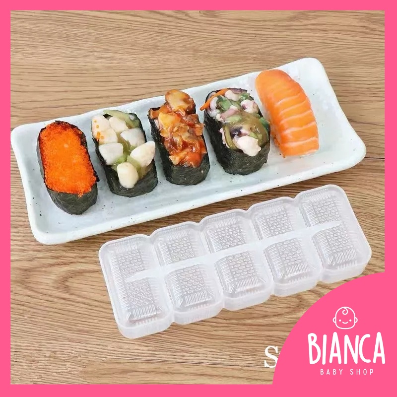 BIANCA - Cetakan Bento Sushi Bentuk Panjang