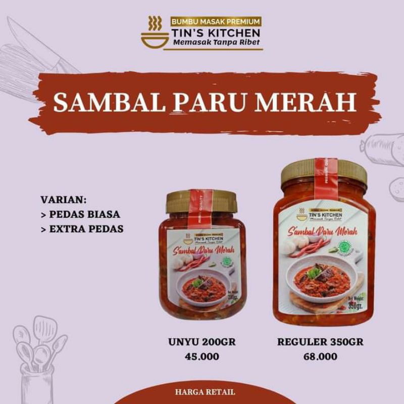 

Sambal Paru Merah