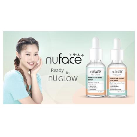 ^ KYRA ^ Nuface Serum Wajah Face Skin Care Vitamin C Acne Prone Care Brighten &amp; Supple Nu Face