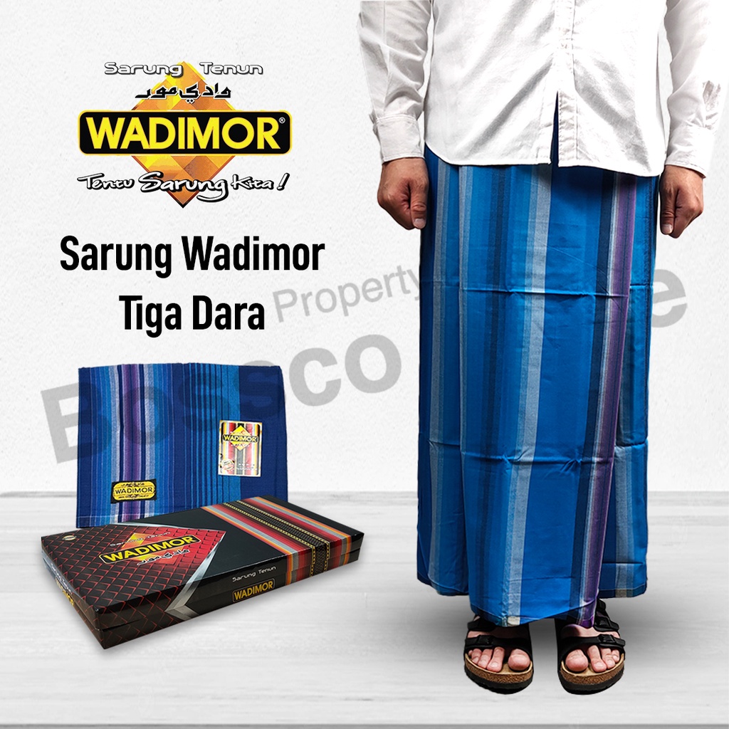 Sarung Wadimor Tiga Dara - Sarung Tenun Laki Laki Ukuran Dewasa Sarung dewasa premium sarung laki laki sarung pria best quality grosir murah