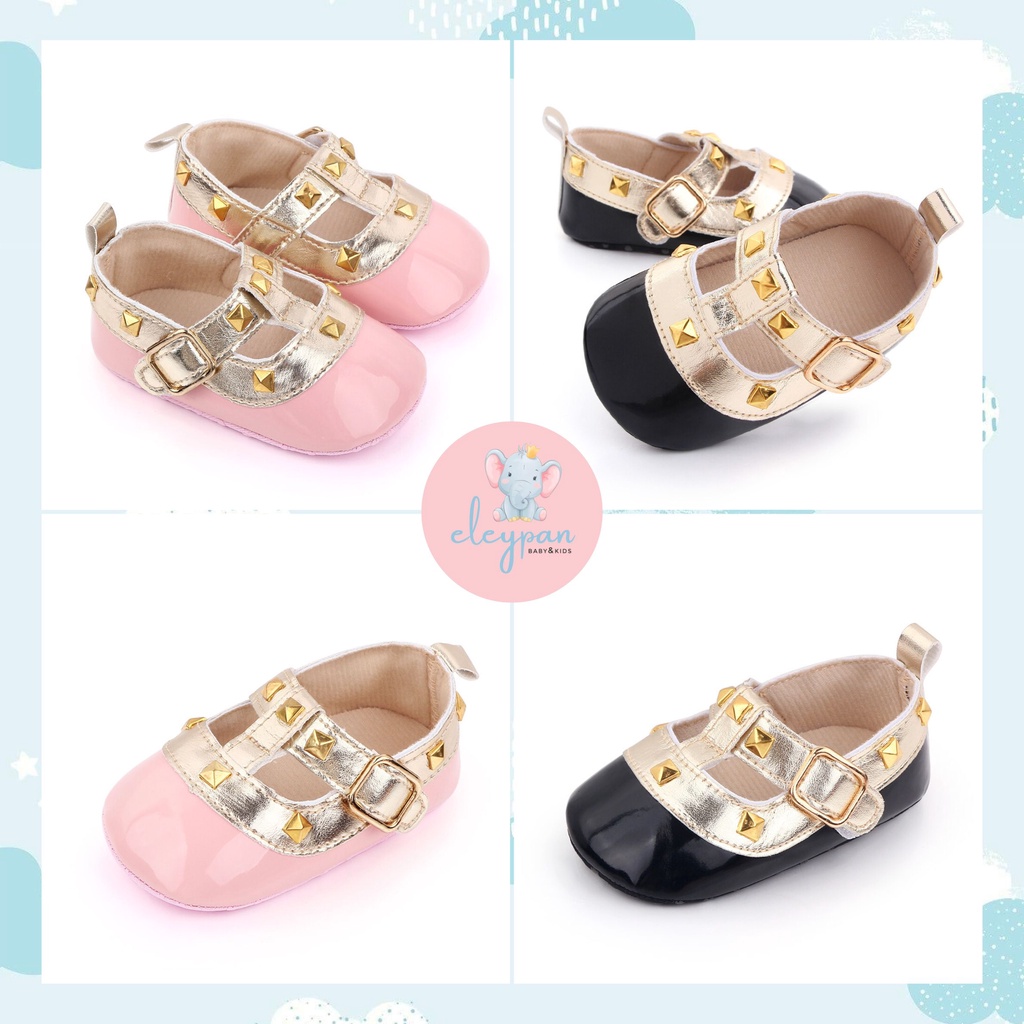 Sepatu Flat Shoes Import Anak Perempuan Prewalker Bayi Cewek Impor