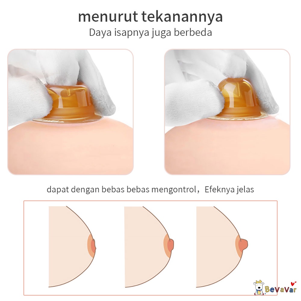 BEVAVAR Alat Penarik Puting Nipple Puller Bahan Silikon Untuk Wanita