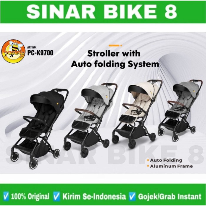 Kereta Korong Anak Bayi Baby Stroller Pacific PC - K9700 Adjustable