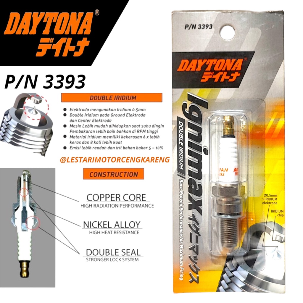 BUSI DAYTONA DOUBLE IRIDIUM BEAT SCOOPY KARISMA SCOOPY FI CPR6 3393