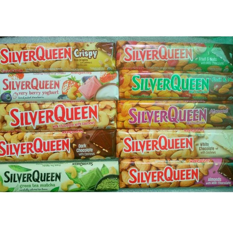 

YHHYS4286 SilverQueen 58gr Ukuran Besar Ex 62gr All Variant - Cokelat SIlver Queen 58 gr Montes 50 gr MIlk Chocolate Coklat Cashew Almond Dark White Fruit Matcha Yogurt