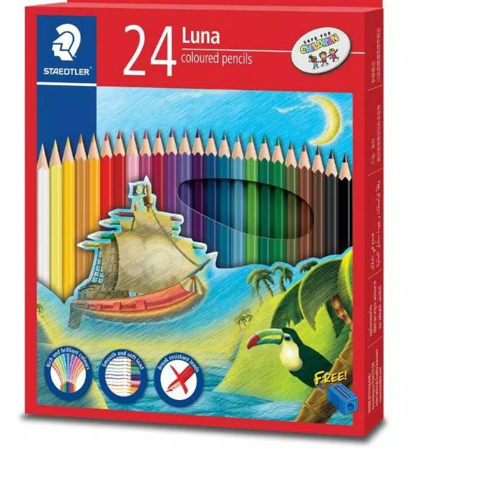 

Model Baru Pensil Warna Staedtler 24 Warna Luna Color Pencils