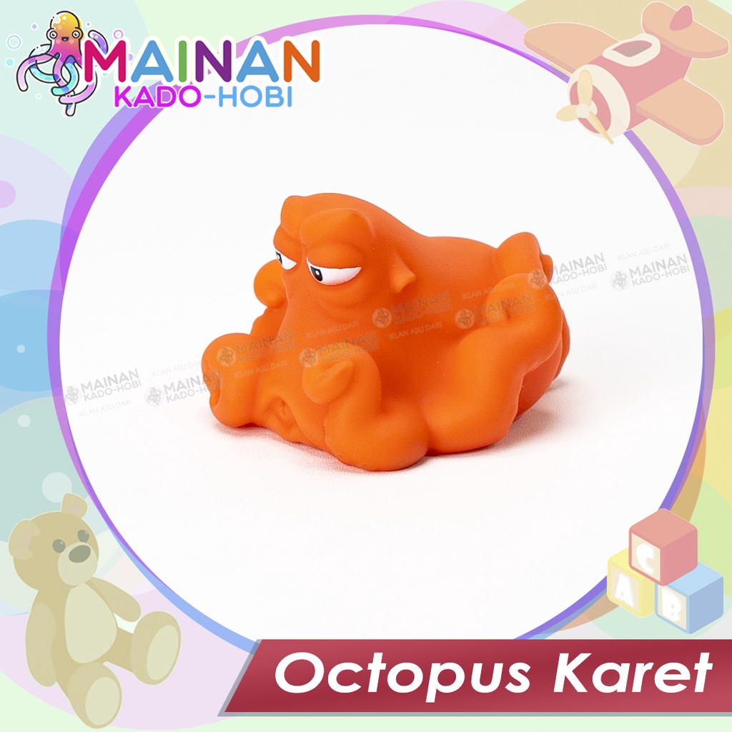 MAINAN EDUKASI MANDI ANAK SEMPROT AIR BATH TOYS SEA ANIMAL OCTOPUS