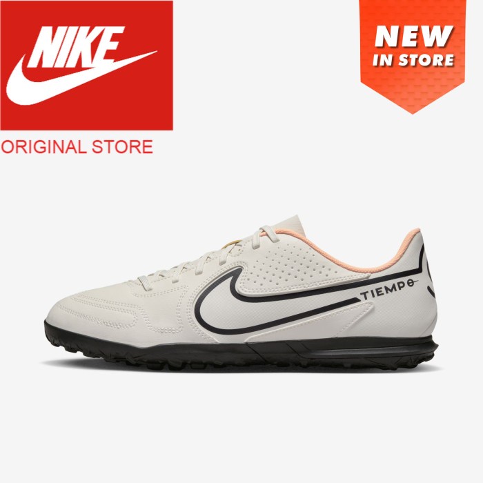 NIKE TIEMPO LEGEND 9 CLUB TF INDOOR COURT FOOTBALL SHOES - GREY
