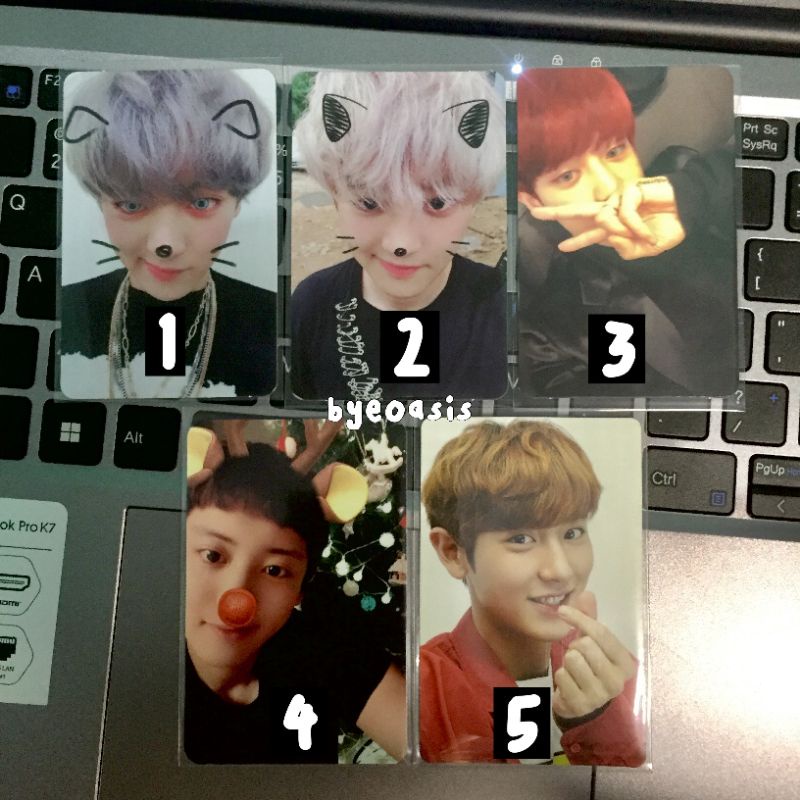 PC PHOTOCARD OFFICIAL EXO CHANYEOL
