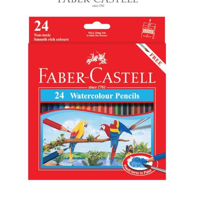 

✔ Watercolour pencils 24 warna / pensil warna faber castell 24 warna Berkualitas