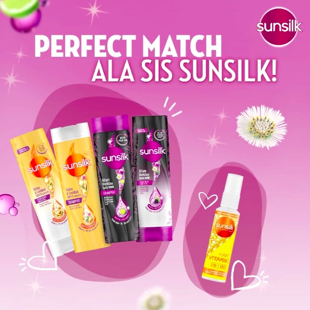 Sunsilk Shampoo 70ml 160ml 340ml / Conditioner 160ml / Hair Vitamin Mist 40ml | Sampo Spray rambut hijab