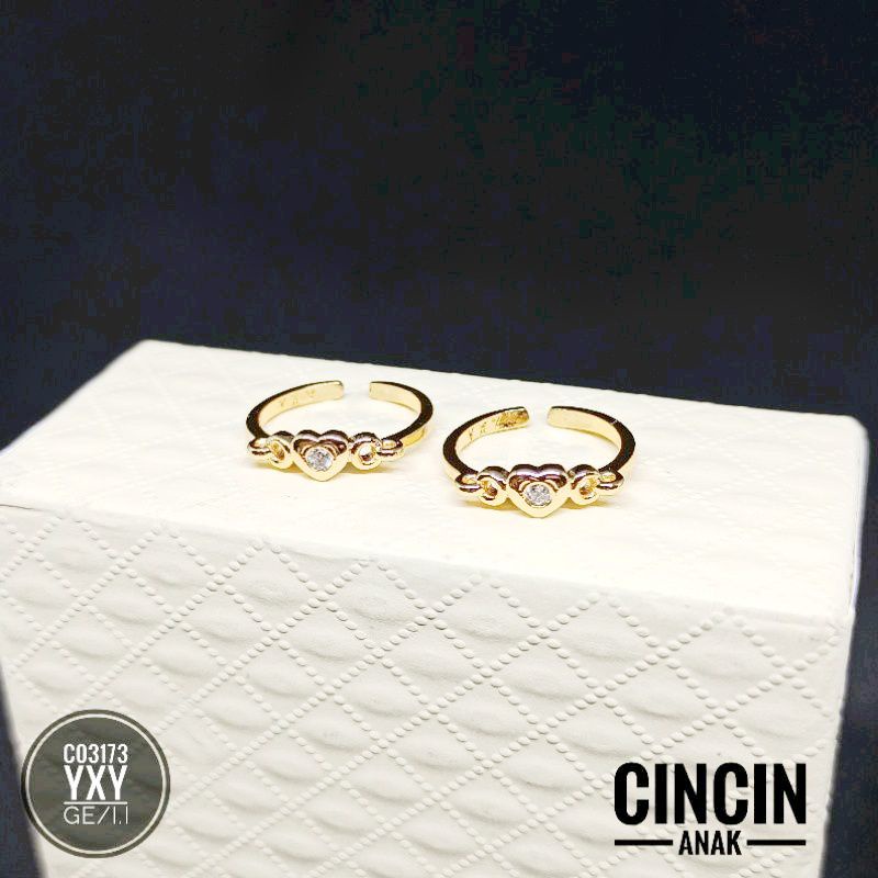 Cincin Anak Yaxiya Fleksible (motif random) C03173