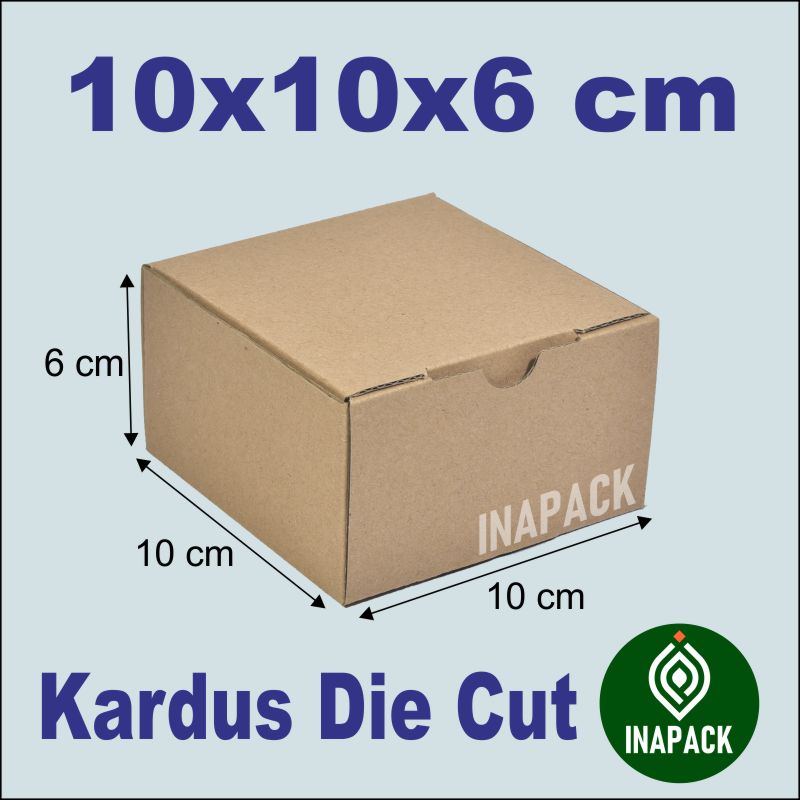 

Kardus Die Cut 10x10x6 cm. Qty 10pcs. Kardus Gift Box