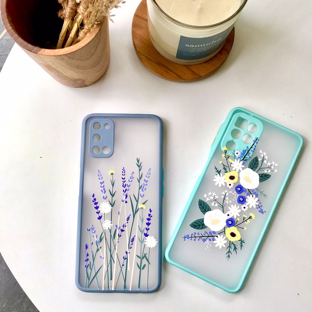 PRINTING HYBRID flower 3 case realme c21y c25y c1 c2