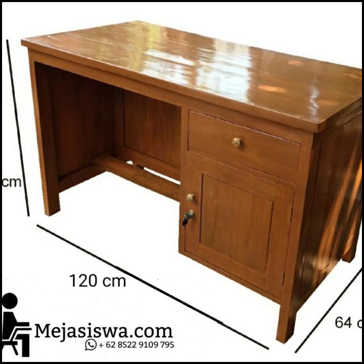 Jual Meja Guru Kayu Jati Meja Guru Setengah Biro Shopee Indonesia