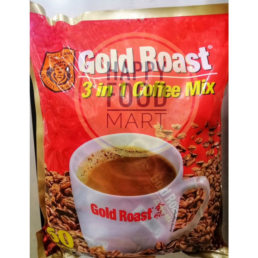 

[BPOM] GOLD ROAST COFFEE MIX 50 PCS/SERBUK MINUMAN KOPI SEDUH INSTAN 3 IN 1/INSTANT COFFEEMIX/GOLDROAST KOPI GULA KRIMER
