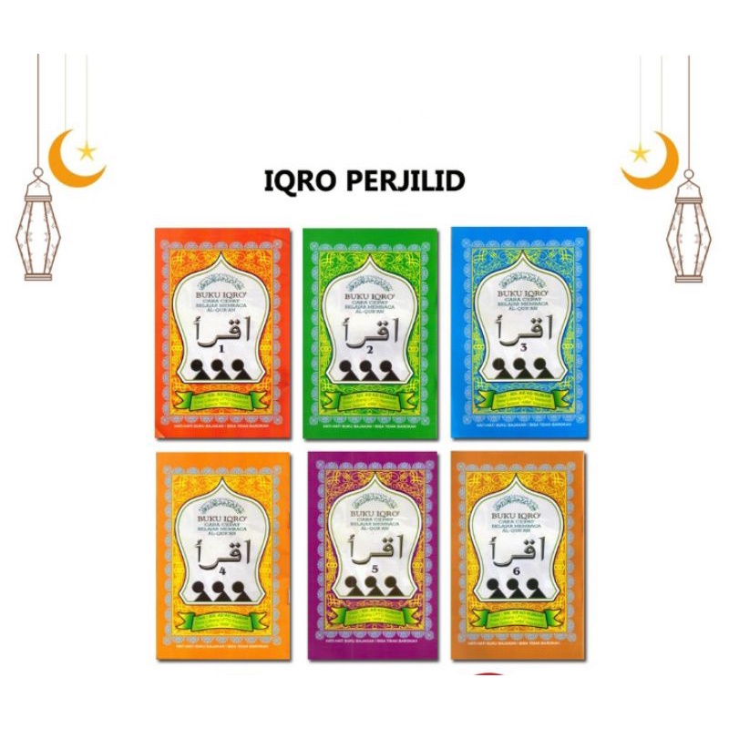 

IQRO' PER JILID 1 2 3 4 5 6 BESAR