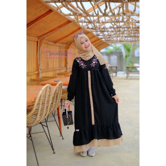 ABAYA MODERN / GAMIS ANAK HITAM / GAMIS ANAK REMAJA / ABAYA ANAK REMAJA MODERN