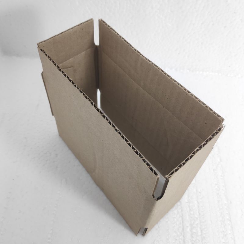 Kardus Packing Polos BARU Karton BOX 6x6x14cm Bahan Corrugated MEDIUM kardus BOX baru bukan bekas Kardus box murah