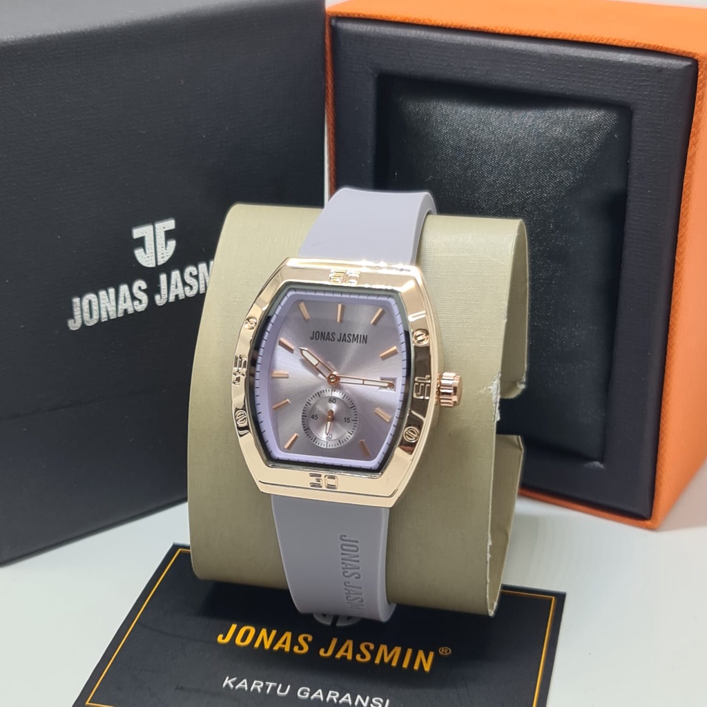 Jam Tangan Wanita Analog Jonas Jasmin 2227 Rubber Original