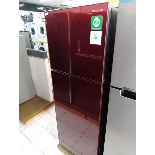 KULKAS SHARP 2 PINTU SJ-326XG-MR/MS