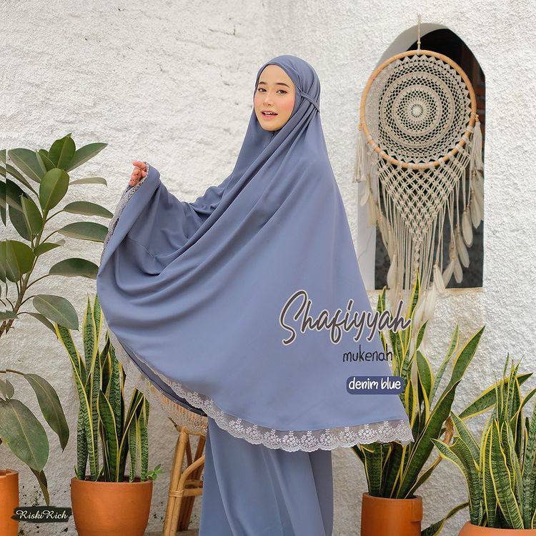 Shafiyyah - Mukenah Dewasa 2 in 1 bahan zanetha premium by Riskirich