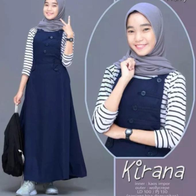 Baju Wanita Remaja Terbaru 2022 Kekinian Viral KIRANA SET OVERALL / Overall Wanita Terbaru 2022 / Ba