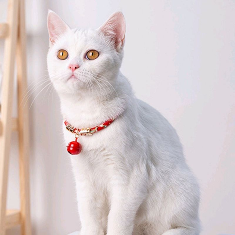 Kalung Kucing Model Jepang Elegan Lonceng Ufo Besar | Japanese Style Pet Collar