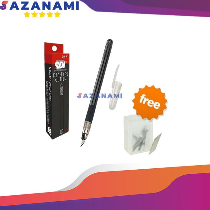 

SDI KNIFE PEN CUTTER ART KNIFE HIGH GRADE METAL KNIFE SDI 0491