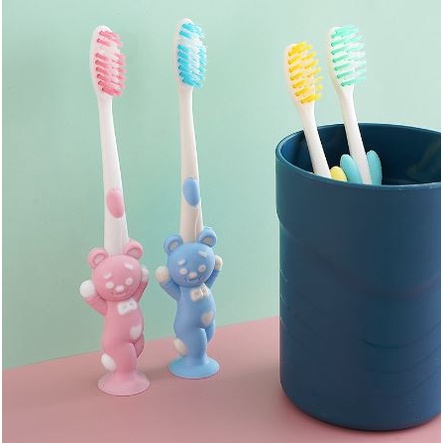 JY Sikat Gigi Anak Set (4 Pcs) / Sikat Extra Soft Toothbrush Double Care / Sikat Gigi Halus Lembut / Sikat Gigi Karakter Import Murah