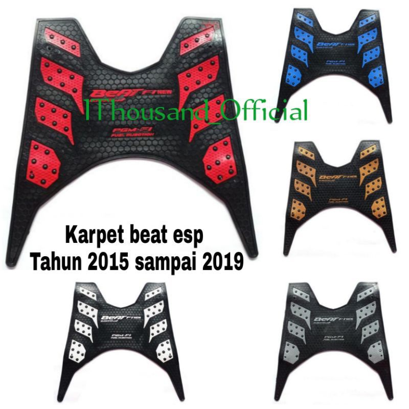 Karpet alas kaki motor Honda beat esp 2015-2019