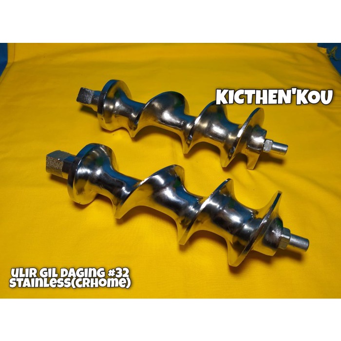 Gili Sparepart Gilingan Daging 32 / Ulir Gilingan Daging 32 Hard Chrome