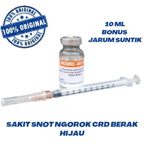 Lincospec 200 ( 10 ml )+ spuit 1 ml