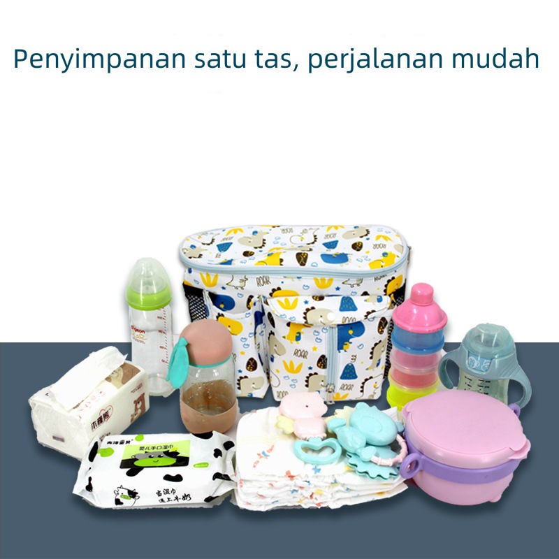 Stroller Organizer Tas Penyimpanan bayi Aksesoris Stroller Bayi Lucu Tas Travel Storage