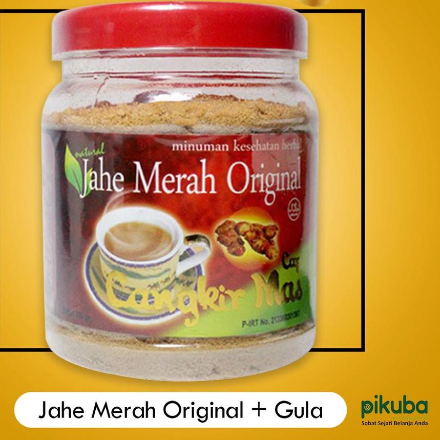 

NEW | KSH|Cangkir Mas Jahe Merah Original Plus Gula Alami Minuman Kesehatan Herbal Jahe Merah Instant (330 gr)