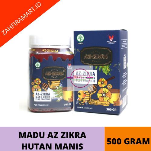 

(Bisa COD) MADU Az Zikra / Madu Az Zikra Hutan Manis Super Asli 100% / Madu Az Zikra Original Kemasan Baru 500gr ASLI