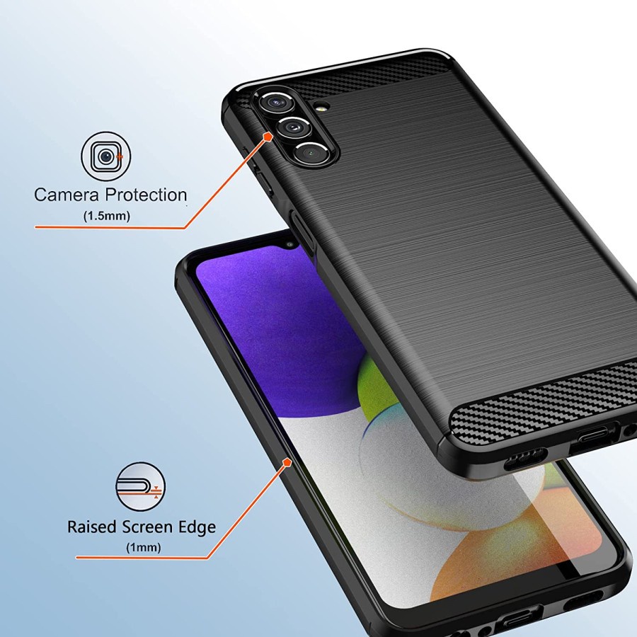 Casing Soft Case for Oppo Realme C11 Ipaky Carbon Fiber Matte Softcase - Hitam
