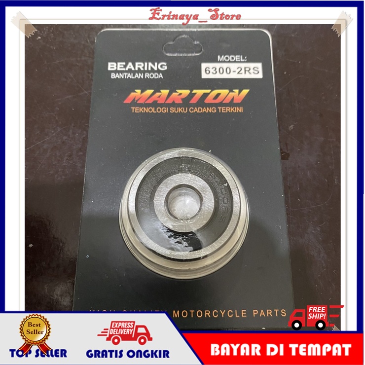 ORIGINAL YGP Marton 6300-2RS Bearing Lahar Laher Roda Klaher Motor Yamaha Mio Vega Jupiter Original 