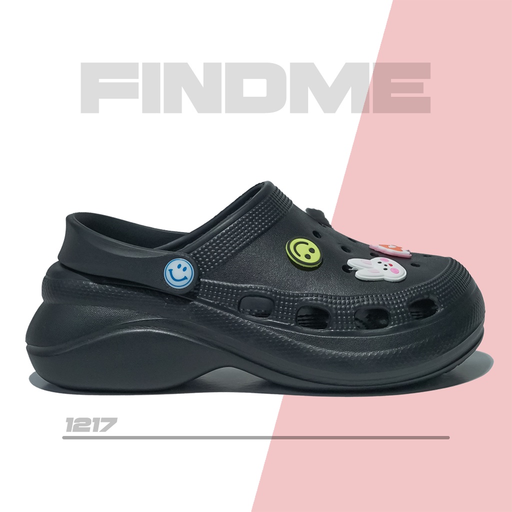 SANDAL BAIM WANITA IMPORT NYAMAN UNIK CANTIK LUCU ANEKA WARNA KUBANG LUBANG KARET RUBBER ELASTIS ANTI SLIP 1217